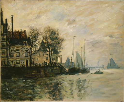 Claude MONET Vue d'Amsterdam