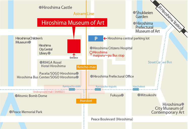 access and car parking map