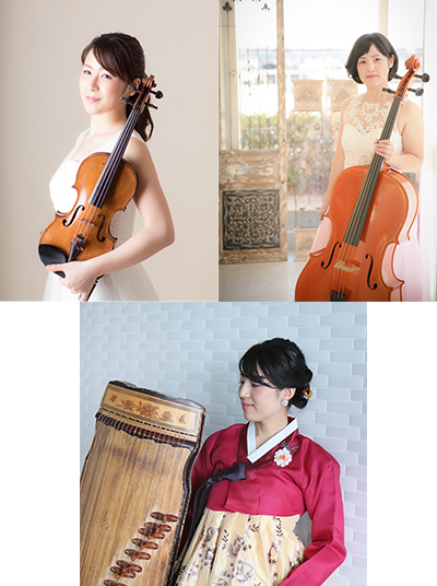  宮崎真理子、藤井祐希、ペ・サンミ